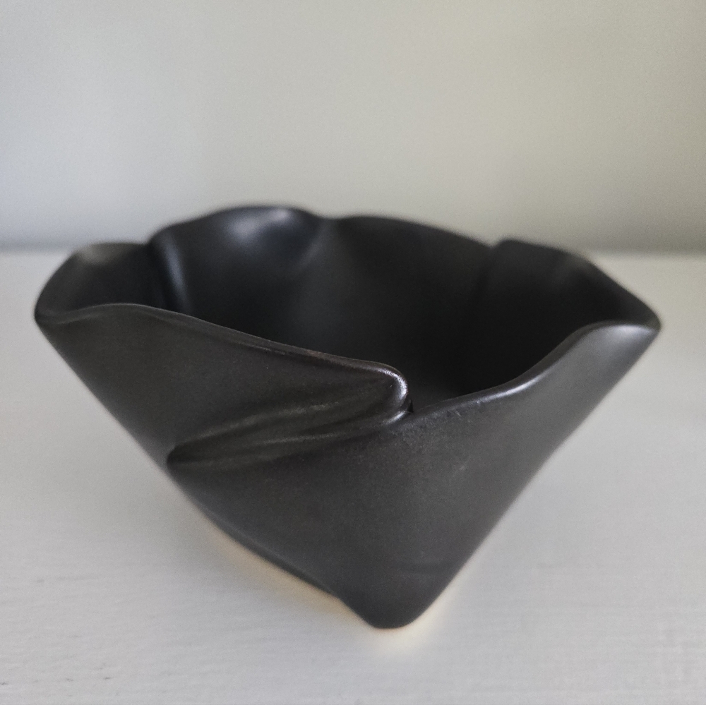 Hilborn 🇨🇦 Elegant Black Ceramic Accent Dish